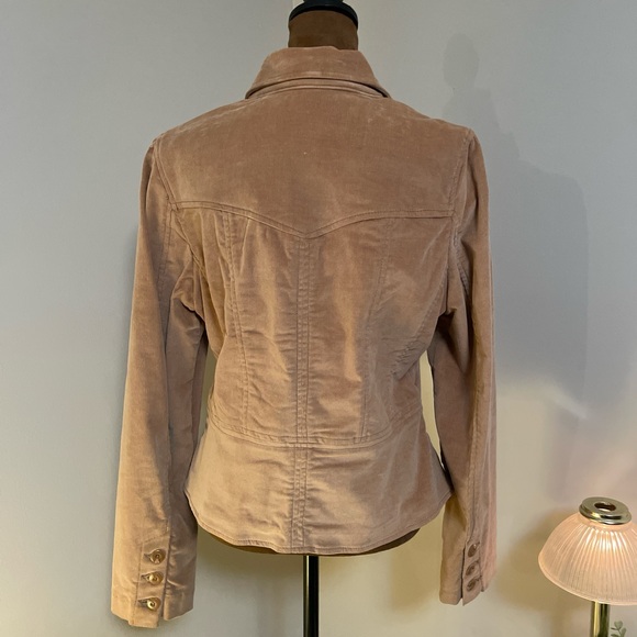 Vintage Y2K Women's Brown Corduroy Jacket - Picture 2 of 16